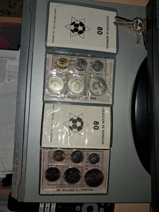 Colección monedas Mundial Futbol 1982