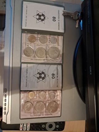 Colección monedas Mundial Futbol 1982