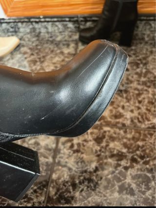 Botas altas negras con plataforma
