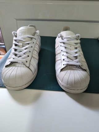 Zapatillas Adidas Superstar Blancas vintage 