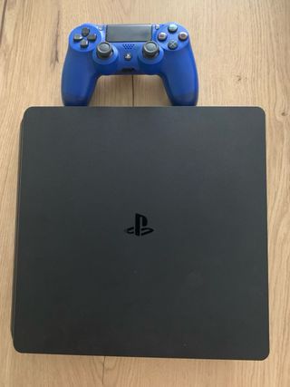 PS4 Slim 1TB + Mando Azul