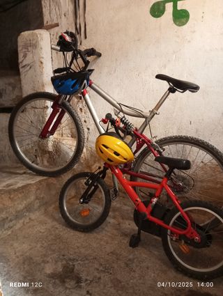 Bicicletas infantiles y adulto