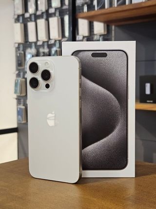 IPHONE 15 PRO MAX 256GB BLANCO BATERIA 90%