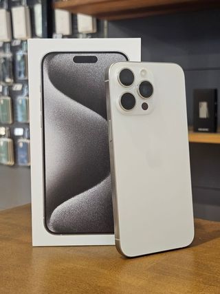 IPHONE 15 PRO MAX 256GB BLANCO BATERIA 90%