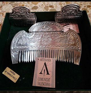 Peinetas Falleras Niña Plata