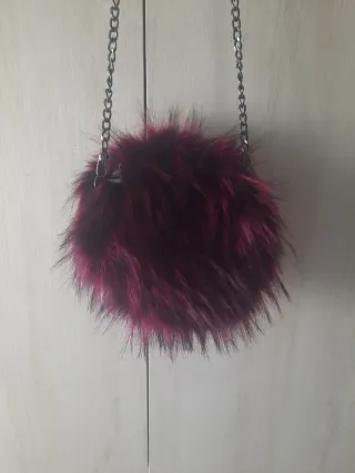 Bolso de fiesta peludo
