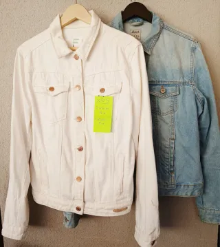 Lote 2 chaquetas tejanas mujer