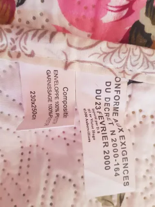 Edredón floral temporada