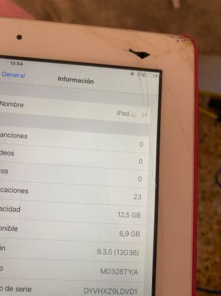 Tablet iPad Apple 16 GB modelo A1416