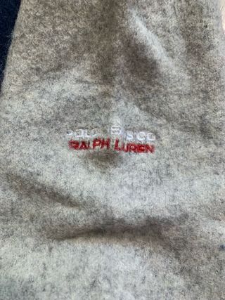 Jersey Ralph Lauren Azul Marino y Gris