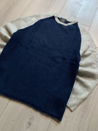 Jersey Ralph Lauren Azul Marino y Gris