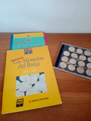 Colección Monedas FC Barcelona Plata 80gr