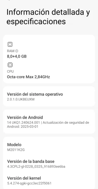 Xiaomi Mi 11 5G RAM 8+4GB Rom 128 GB