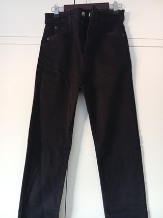 Pantalón skinny negro mujer