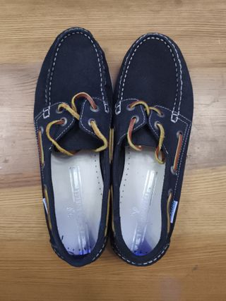 Zapatos náuticos azules