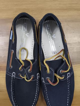 Zapatos náuticos azules