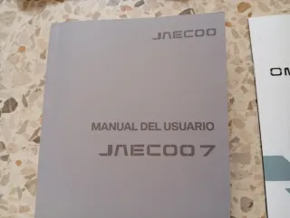 Manual OMODA JAECOO 7