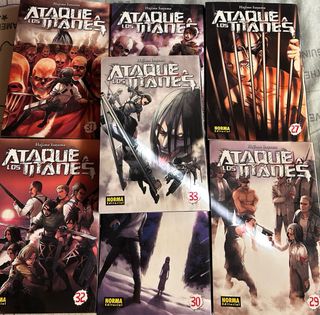 Libros manga Anime AOT HAIKYU BLUE LOCK