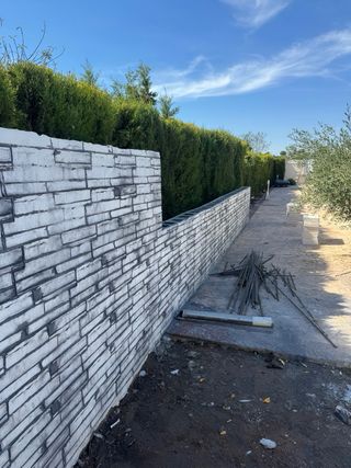 Hormigón impreso vertical