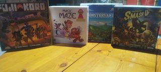Pacchetto 4 giochi da tavolo: Smash Up, Magic Maze, Fujik