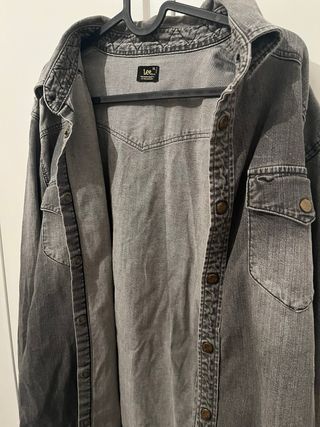 Camisa vaquera Lee gris unisex
