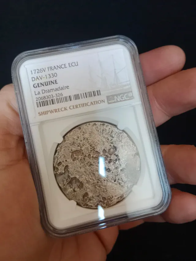 Moneda Francia ECU 1726V La Dramadaire