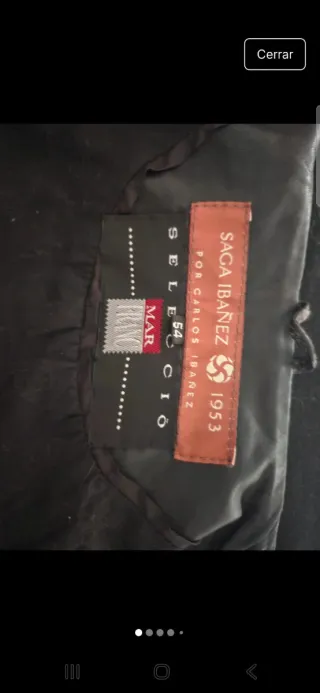 Chaqueta de piel negra 