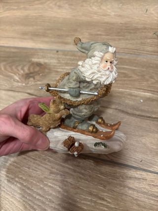 Babbo Natale sciatore decorazione