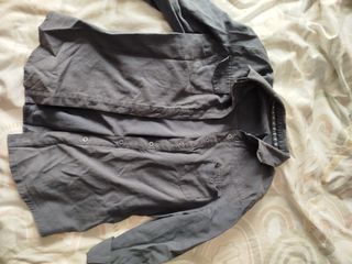 Camisa de manga larga gris