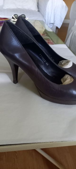 Zapatos de tacón LODI piel  grisáceo 