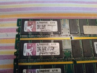 Módulos Memoria RAM ddr de 512 MB y de 1 gb