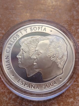 Moneda 10€ Plata Xacobeo Galicia 2004