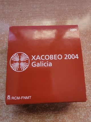 Moneda 10€ Plata Xacobeo Galicia 2004
