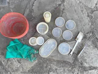 Moldes para cemento y resina