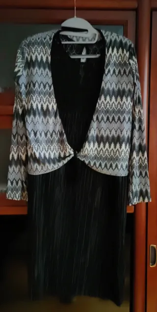 Chaqueta corta estampada