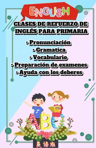 Clases de inglés para primaria