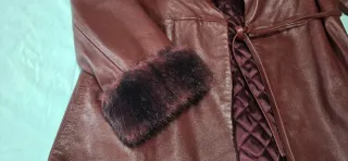 Gabardina de piel ovina