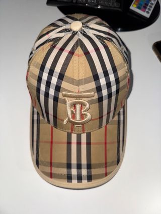 Gorra Burberry Clásica Check Beige