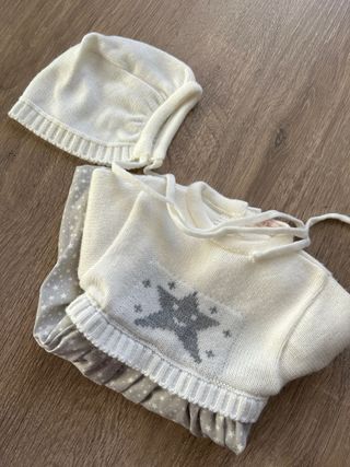 Vestido bebé 3 meses estrellas