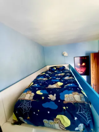 Mueble juvenil litera con zona para escritorio