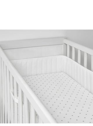 Protector cuna Ikea blanco