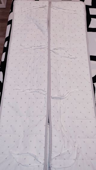 Protector cuna Ikea blanco