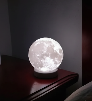 Lámpara Luna 3D realista pequeña