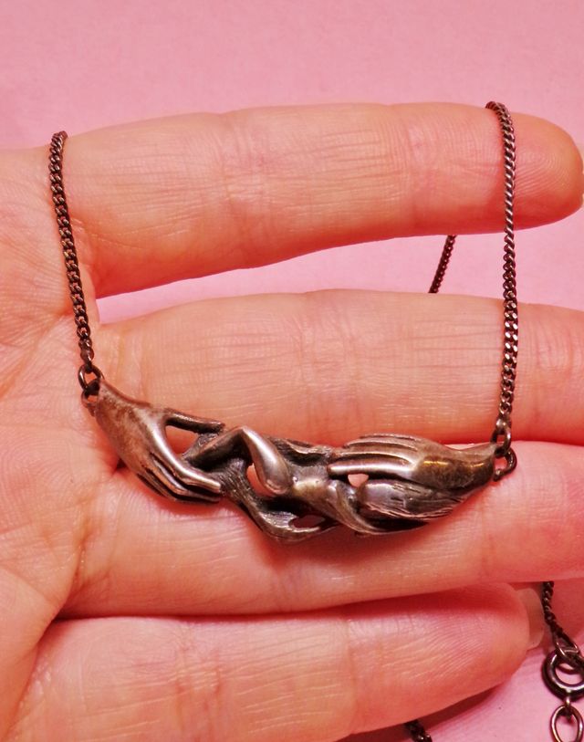 OTTAVIANI argento 925 collana vintage anni ’70