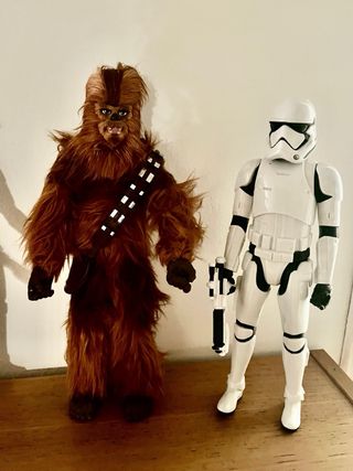 Figuras Star Wars Kylo Ren, Chewbacca, Stormtroope