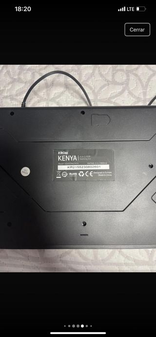 Teclado y Ratón KROM Gaming Kit