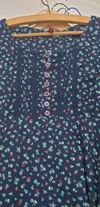 Vestido estampado floral Divided talla 40