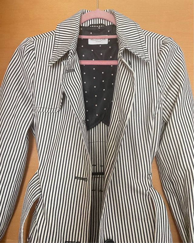 Gabardina Massimo Dutti Rayas T M