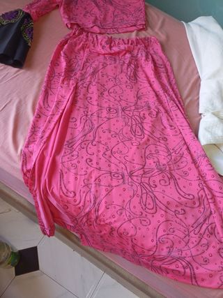 Vestido espectáculo danza oriental talla única