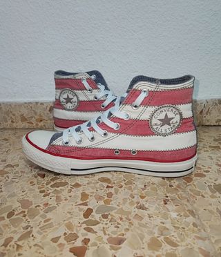 Converse Chuck Taylor Talla 40 Bandera USA